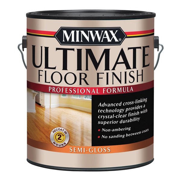 Minwax Ultimate Floor Finish Semi-Gloss Clear Water-Based Ultimate Floor Finish 1 gal 131020000